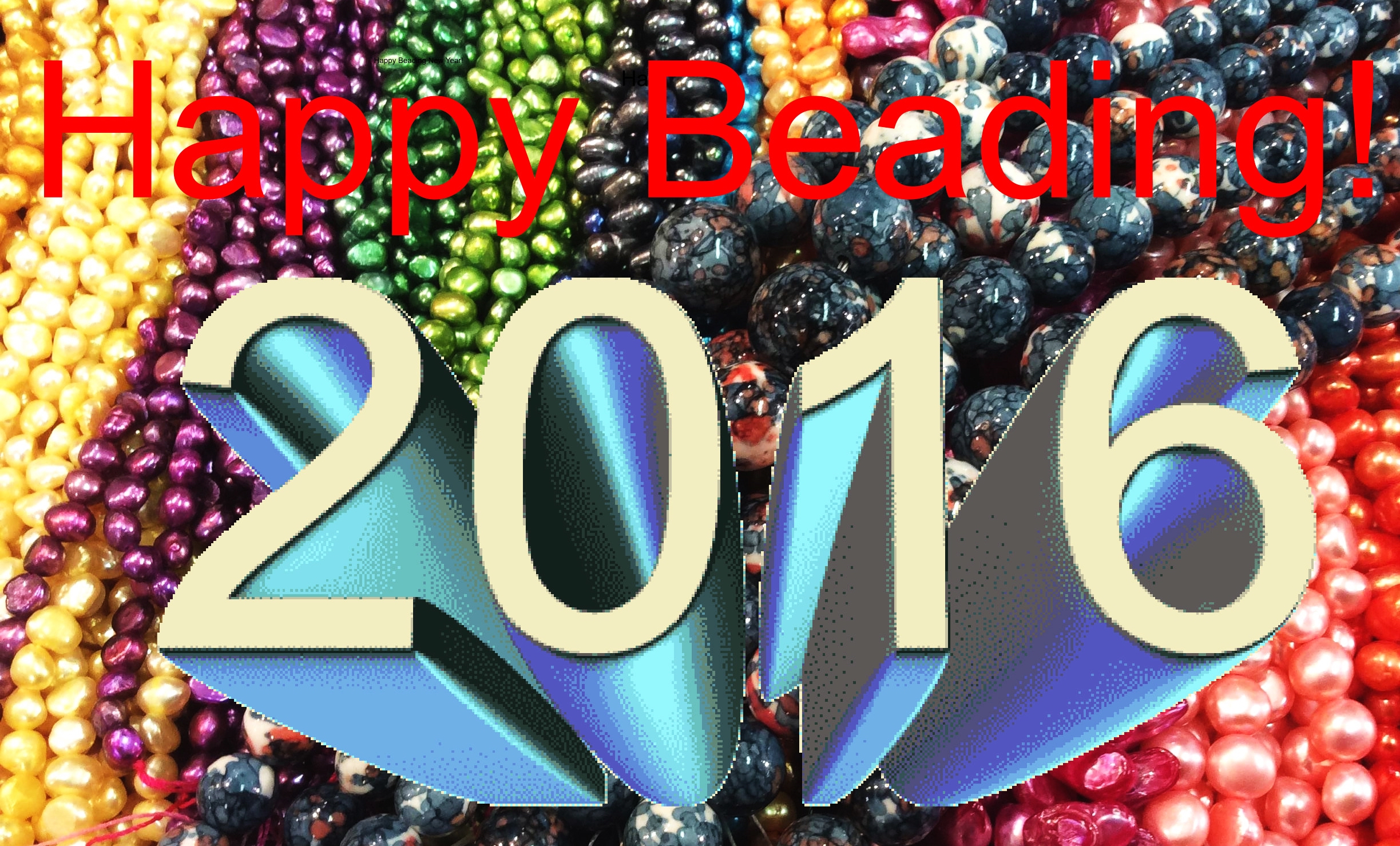 Happy Beading New Year - 2016