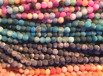 Matt Agate Beads