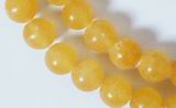 Zesty Yellow Chinese Topaz Bead Strand - 6mm