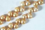 Unusual Gold Pearl Bead set Strand