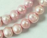 Large 10mm Soft Pink Pearl Strand
