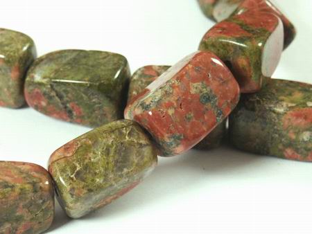 Unusual Unakite Nugget Beads - Love & Creativity