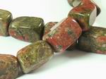 Unusual Unakite Nugget Beads - Love & Creativity