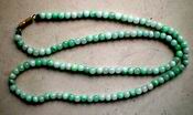 Beautiful Best Chinese Jade Bead Necklace-8mm