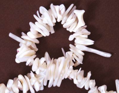 Mother of Pearl Beads - Long 34" Strand