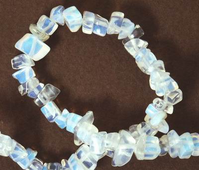 Opalite Moonstone Chip Bead Strand