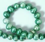 Beautiful 8mm Grass-Green Pearls