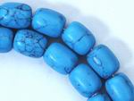 Beefy 10mm Barrel Turquoise Bead Strand