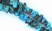 Genuine Chinese Turquoise Chips - Long 32-in strand