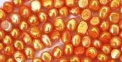 Beautiful Golden Orange Biwa Pearls