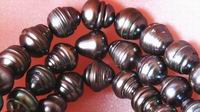 Swirl Grey Bell Pearl Strand