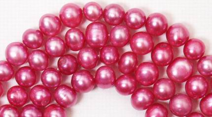 Seductive 6mm Lipstick Pink Pearl Strand