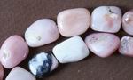 Seductive Pink Peruvian Opal Nugget Beads