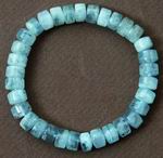 Magnificent Aquamarine  Bead Bracelet