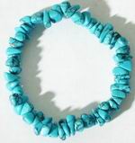 Chinese Turquoise Bead Chip Bracelet