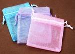 99 Wholesale Silk Jewelry Pouches- Pink, Lavender & Blue