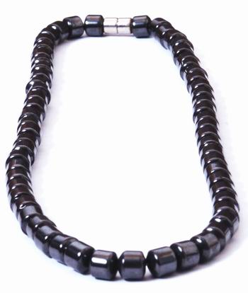 Magnetic Hematite Bead Necklace - for healing joints