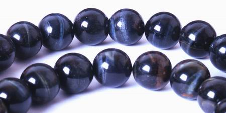 Alluring Large Hawks Eye Beads - 10mm or 12mm