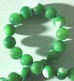 Green  Mother-of-Pearl Bead Strand - 4mm