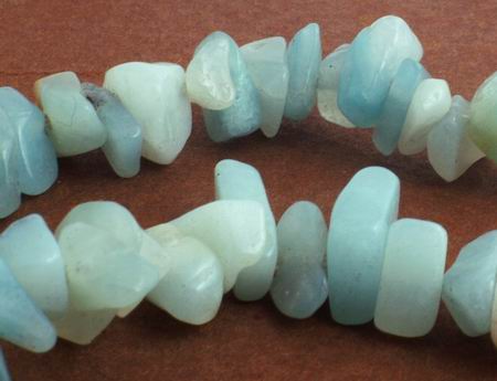 Enchanting Long Amazonite Chip Strand