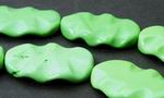 Huge Wavy Gaspeite Oval Beads - 42mm