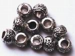 50 Silver Victorian Round Bead Spacer - 925