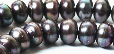 Titanic 12mm Black Pearl Strand - Huge!