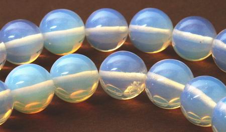 Huge 14mm Opalite Moonstone Bead Strand