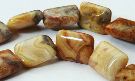 Shiny Creative Crazy Lace Agate Pillow Beads