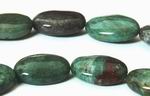 Splendid Ruby Zoisite Oval Beads