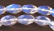 Breathtaking Faceted Opalite Moonstone Barrel Beads