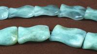 Aquamarine Wavy Rectangle Bead Stand