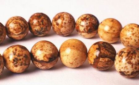 Beautiful Picture Jasper Beads - 6mm or 12mm