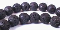 Haunting Volcanic Lava Beads - Large 10mm or 12mm