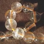 8mm Rutilated Quartz Bead Strand