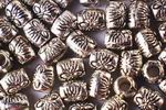 100 Gothic Barrel Bead Spacers - 925