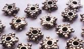 100 Victorian Star Bead Spacers - 925