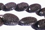 Large Volcanic Lava Coin Beads - Unusual!