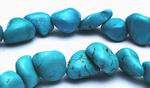 Beautiful Blue Turquoise Nugget Beads