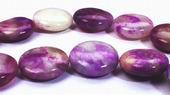 Purple Sugilite Puff Coin Beads