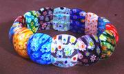 Beautiful Millefiori Bead Bracelet  #2