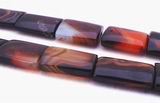 Polished Agate Pillow Beads