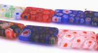 Beautiful Millefiori Pillow Flower Beads