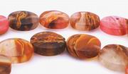 Vibrant Fire Cherry Quartz Button Beads