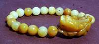 Magical Yellow Jade Bead Dragon Bracelet