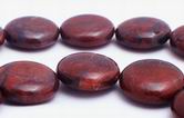 Brecciated Red Jasper Button Beads - Large