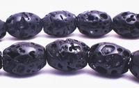 Volcanic Lava Barrel Beads