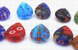 Beautiful Millefori Teardrop Beads - Colorful!