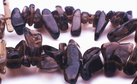 Smokey Quartz Fancy Drop Beads