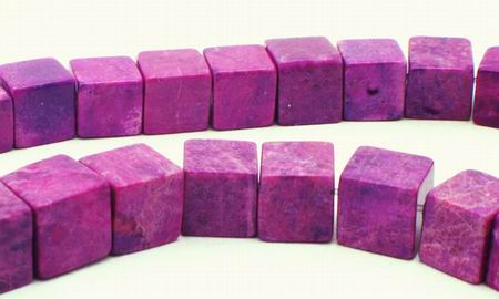 Purple Sugilite Cube Beads